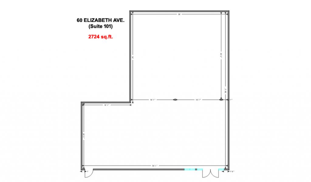 60 Eliz - Unit 101 Layout